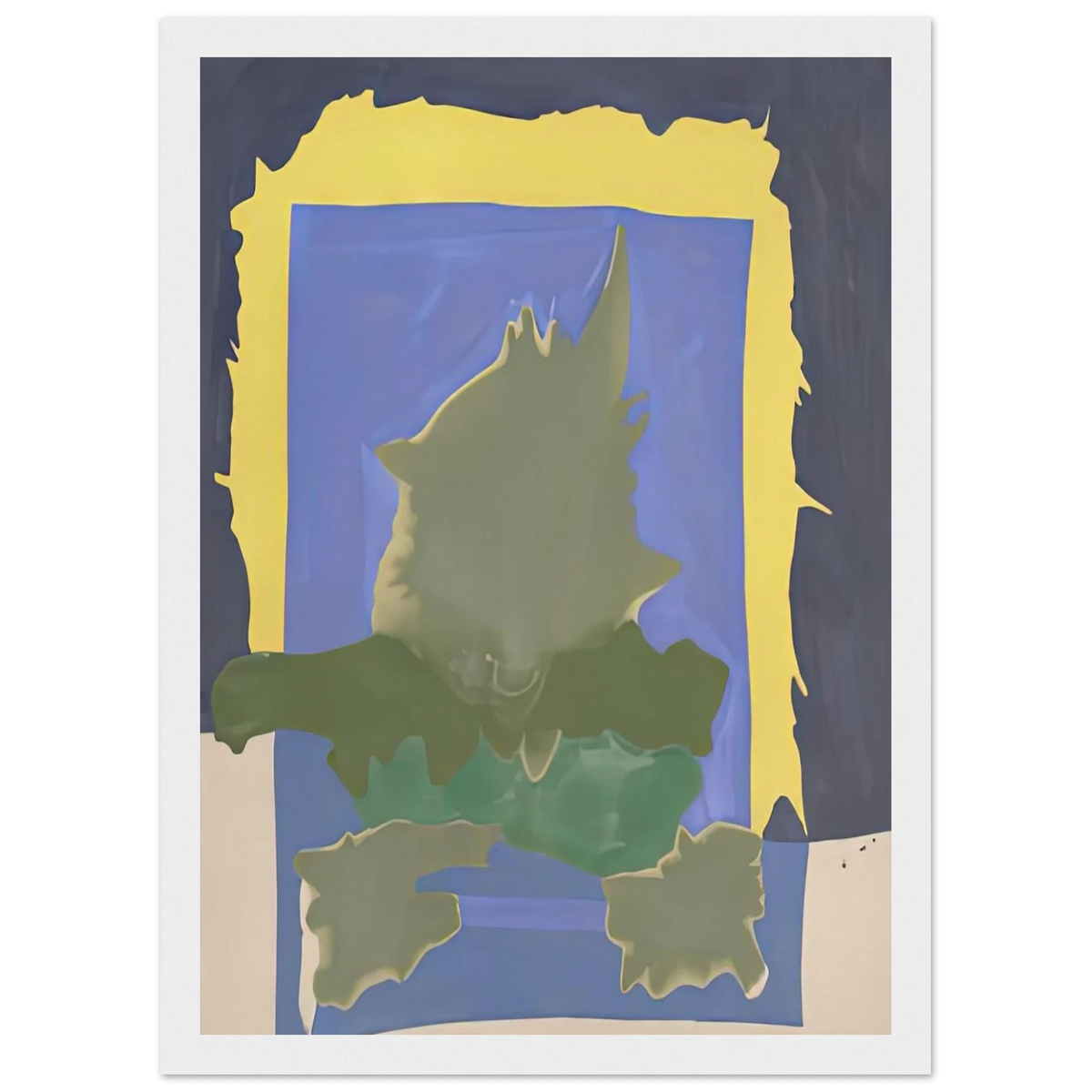 Interior Landscape, 1964- Framed Poster | Helen Frankenthaler Framed Prints Wall Art | Frankenthaler Helen