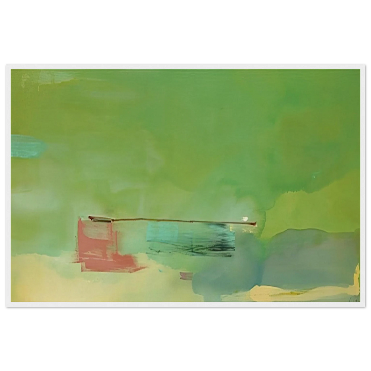 Springscape - 1975 Framed Poster | Helen Frankenthaler Framed Prints Wall Art | Frankenthaler Helen