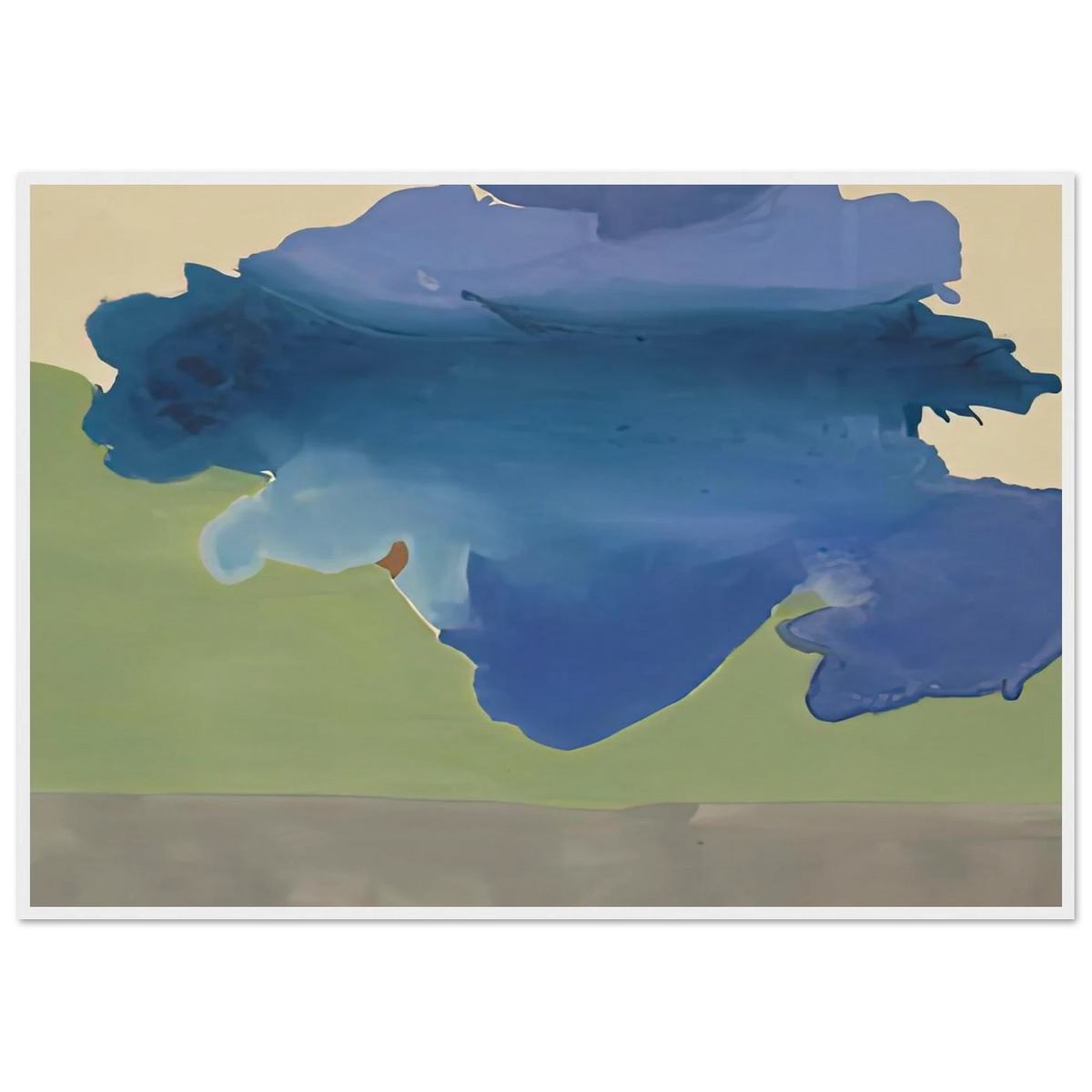 The Bay, 1963- Framed Poster | Helen Frankenthaler Framed Prints Wall Art | Frankenthaler Helen