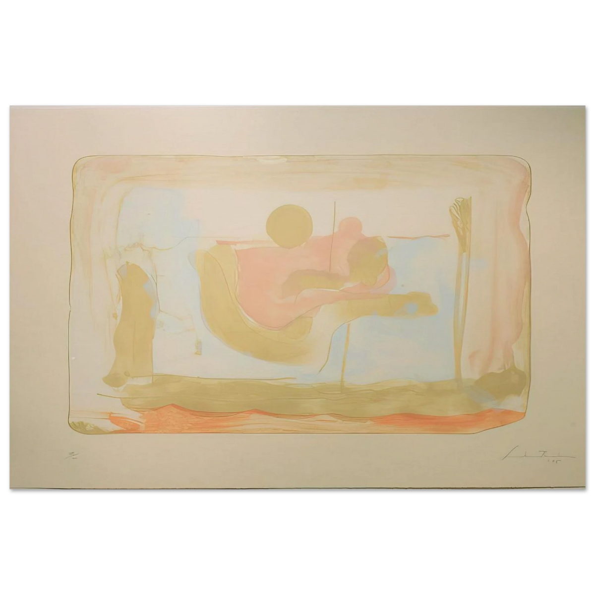 Reflections I - 1995 Poster | Helen Frankenthaler Poster | Frankenthaler Helen