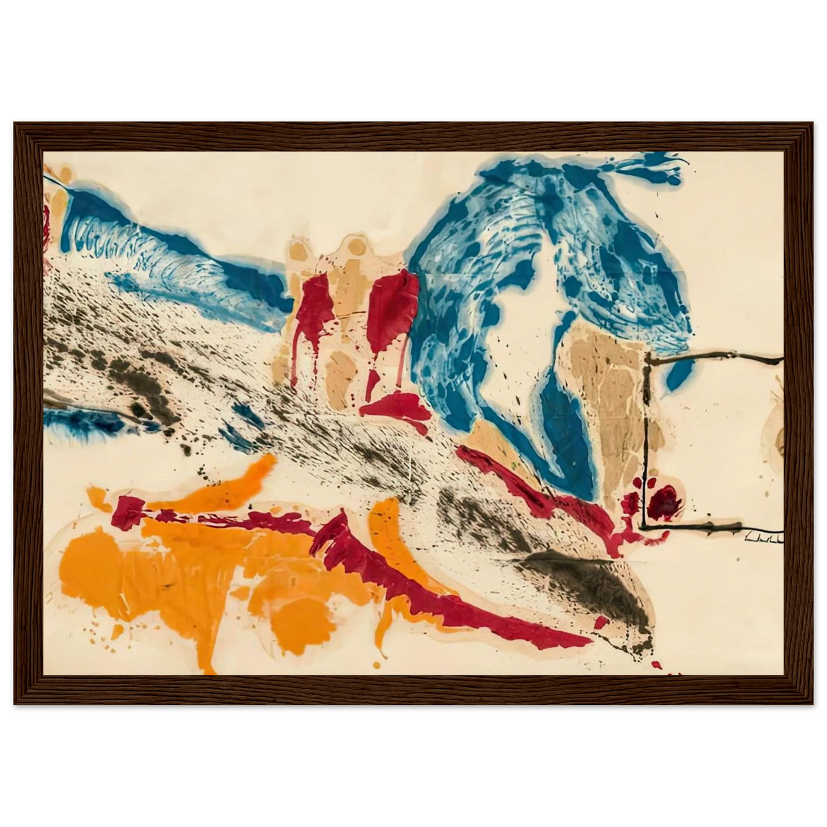 Alassio, 1960- Framed Poster | Helen Frankenthaler Framed Prints Wall Art | Frankenthaler Helen