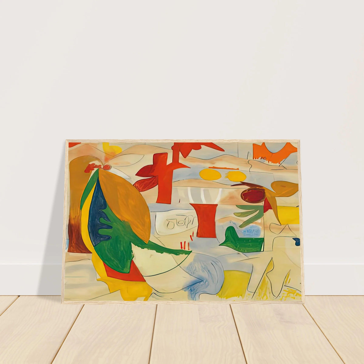 Abstract Landscape, 1951- Framed Poster | Helen Frankenthaler Framed Prints Wall Art | Frankenthaler Helen