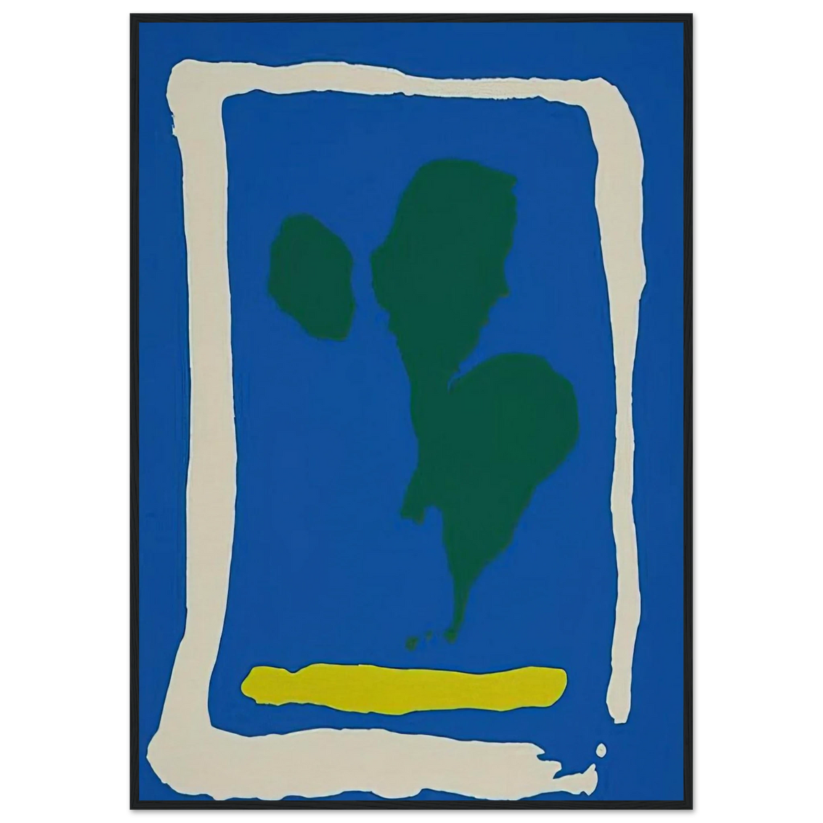 Air Frame - 1965 Framed Poster | Helen Frankenthaler Framed Prints Wall Art | Frankenthaler Helen
