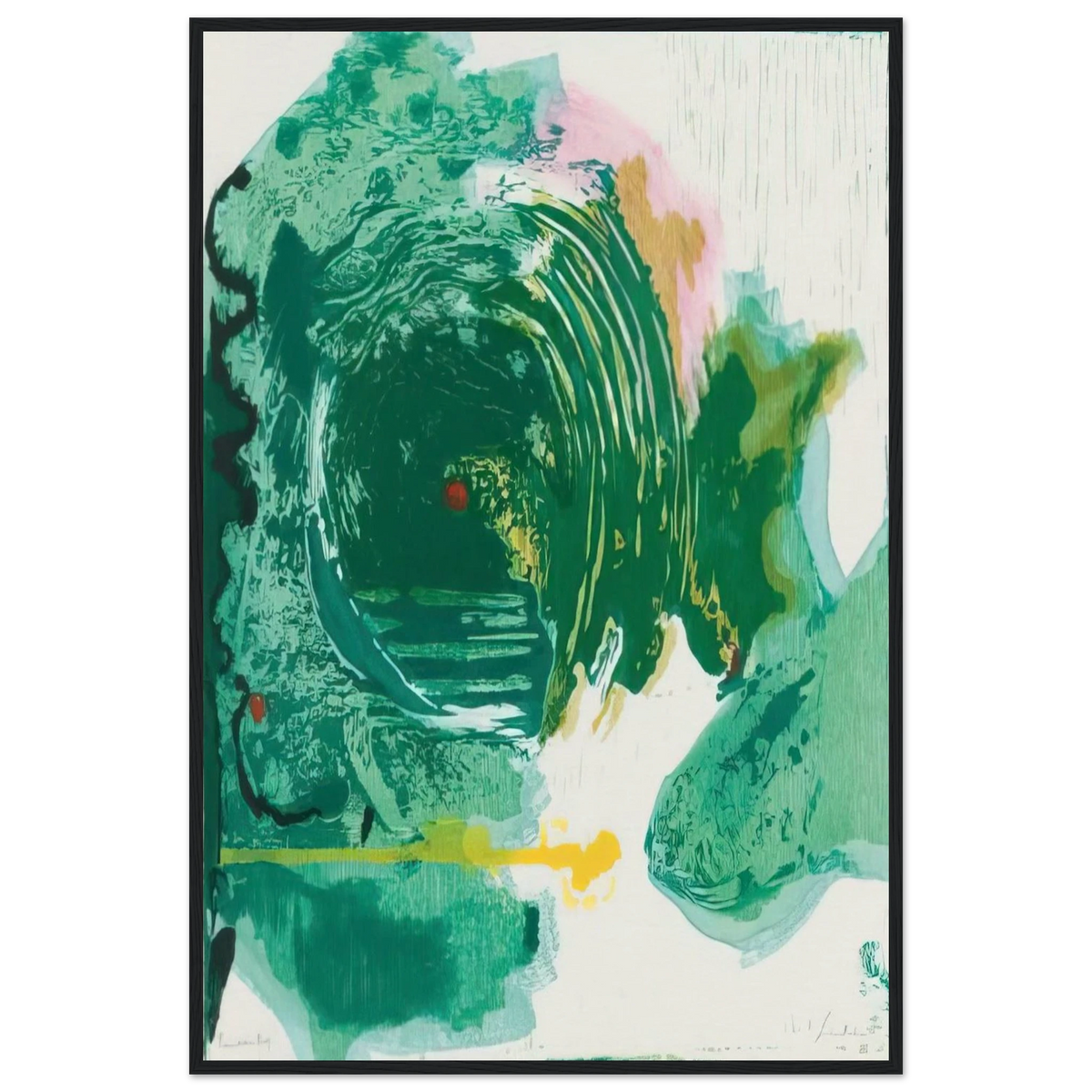 Radius - 1993 Framed Poster | Helen Frankenthaler Framed Prints Wall Art | Frankenthaler Helen