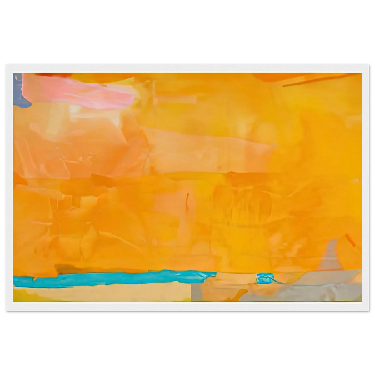 Royal Fireworks, 1975- Framed Poster | Helen Frankenthaler Framed Prints Wall Art | Frankenthaler Helen