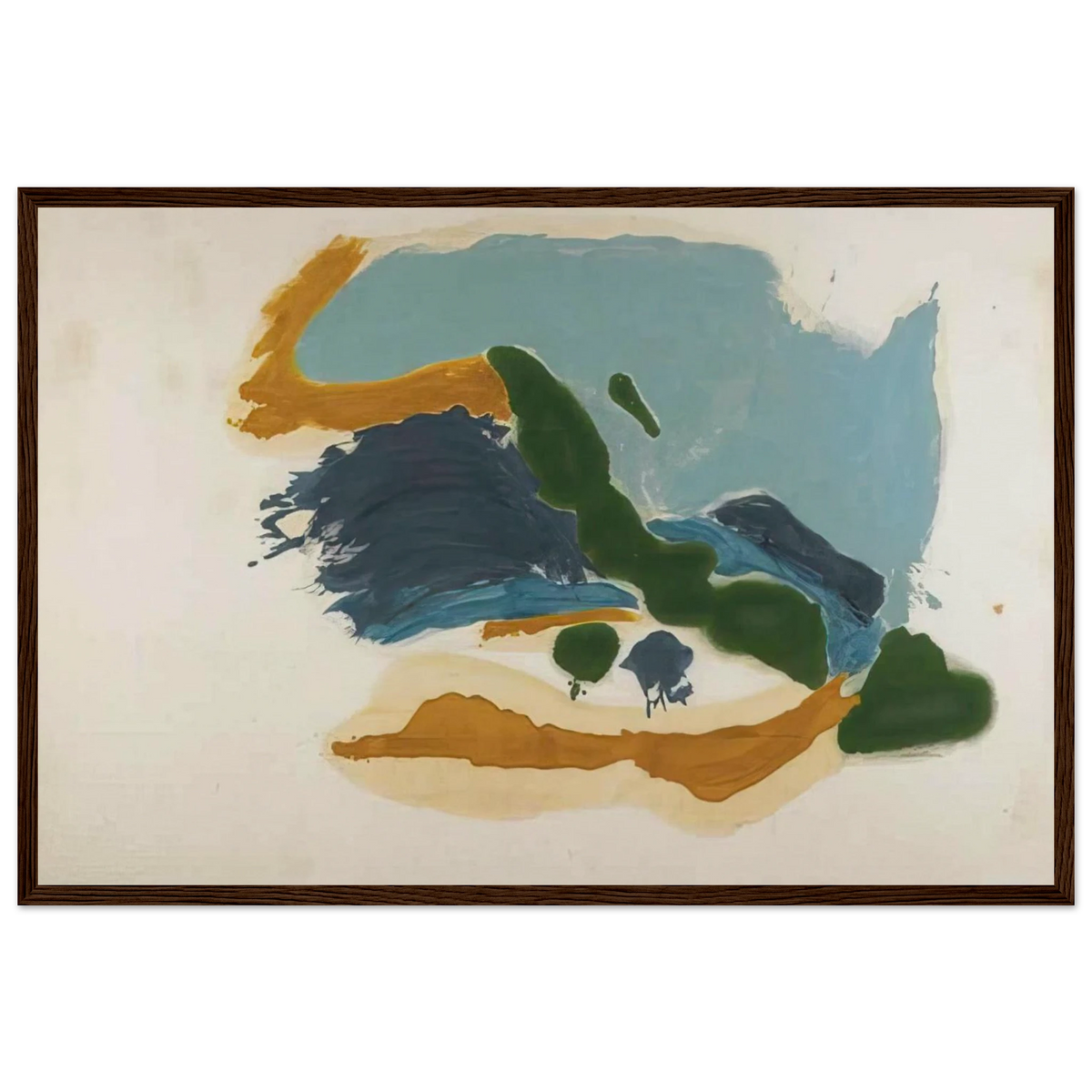 Tuscany - 1963 Framed Poster | Helen Frankenthaler Framed Prints Wall Art | Frankenthaler Helen