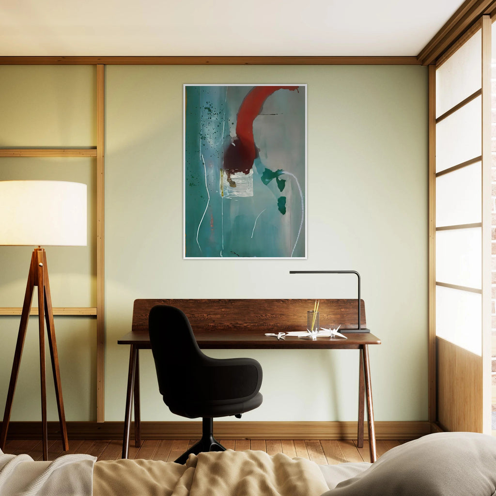 Square One - 1985 Framed Poster | Helen Frankenthaler Framed Prints Wall Art | Frankenthaler Helen