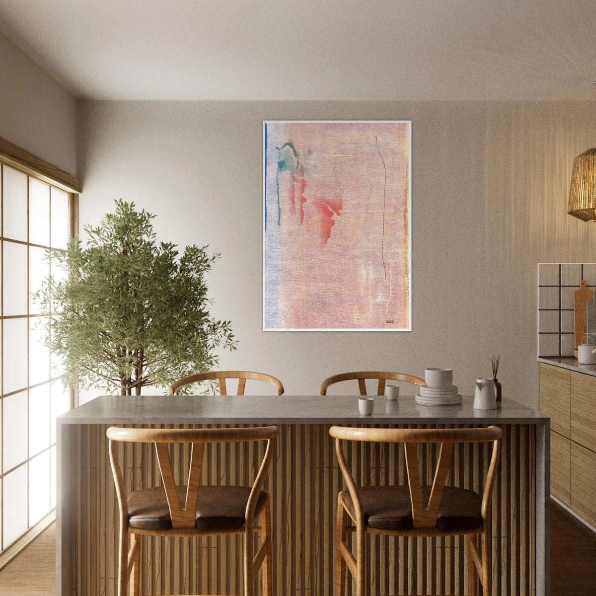 Cedar Hill - 1983 Framed Poster | Helen Frankenthaler Framed Prints Wall Art | Frankenthaler Helen