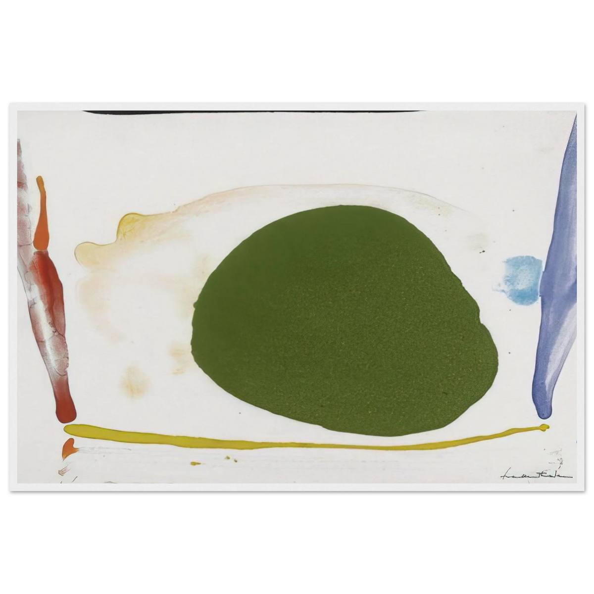 Thanksgiving Day - 1973 Framed Poster | Helen Frankenthaler Framed Prints Wall Art | Frankenthaler Helen