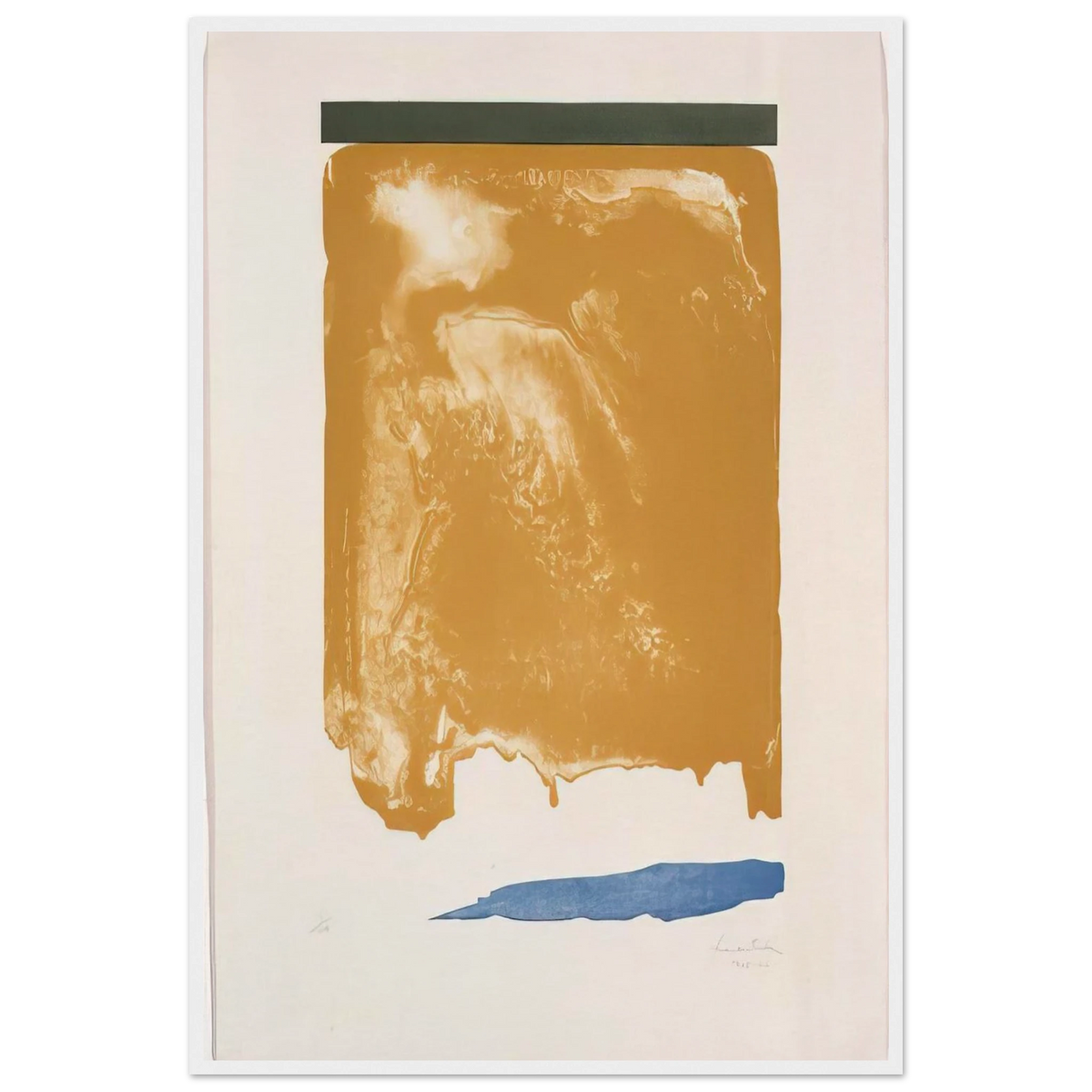 Persian Garden - 1966 Framed Poster | Helen Frankenthaler Framed Prints Wall Art | Frankenthaler Helen