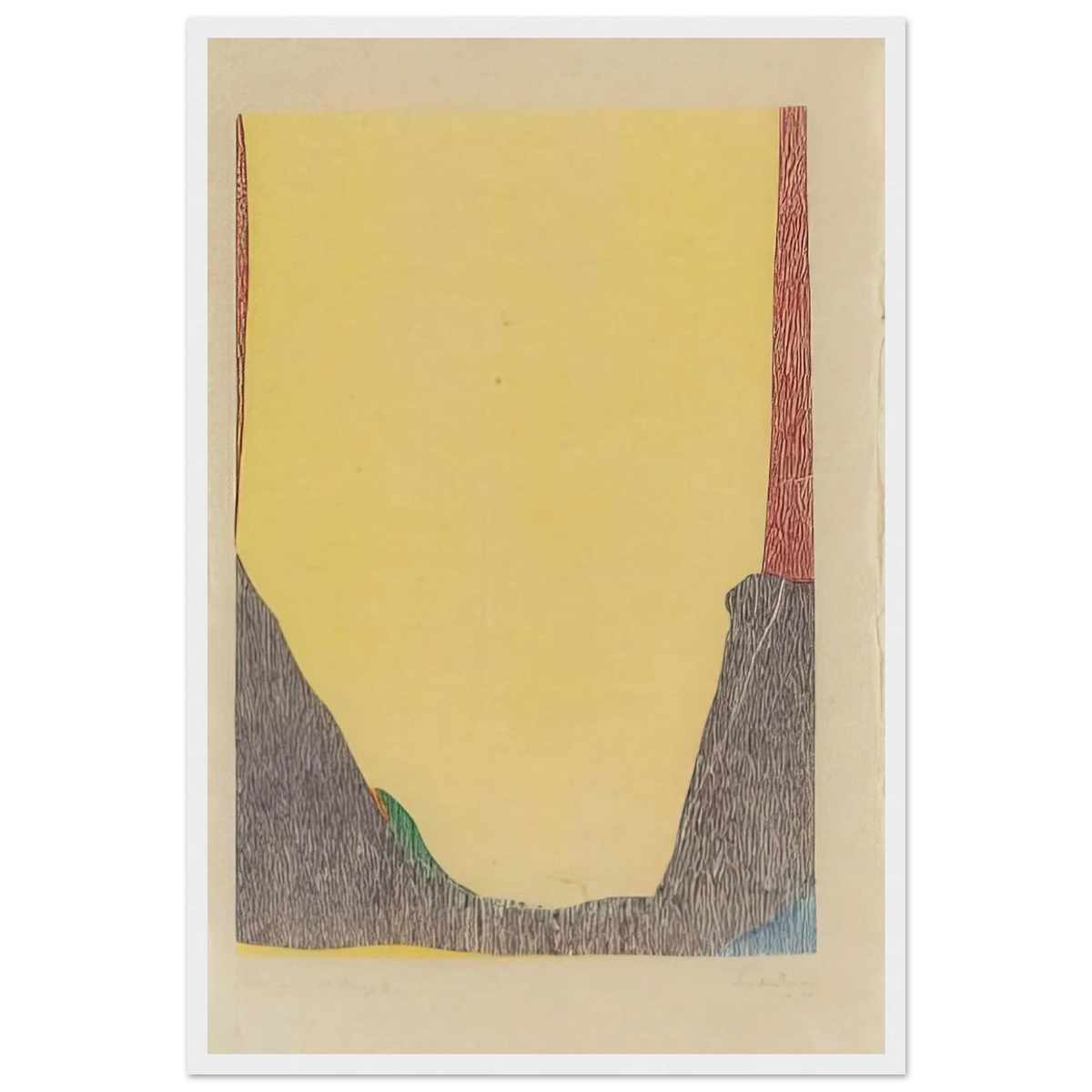 East and Beyond - 1973 Framed Poster | Helen Frankenthaler Framed Prints Wall Art | Frankenthaler Helen