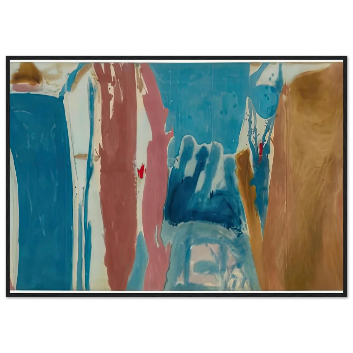 Open Wall, 1953- Framed Poster | Helen Frankenthaler Framed Prints Wall Art | Frankenthaler Helen