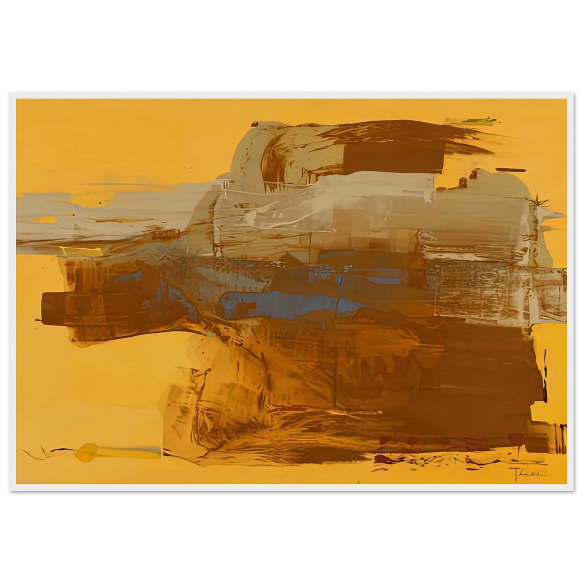 Mineral Kingdom, 1976- Framed Poster | Helen Frankenthaler Framed Prints Wall Art | Frankenthaler Helen