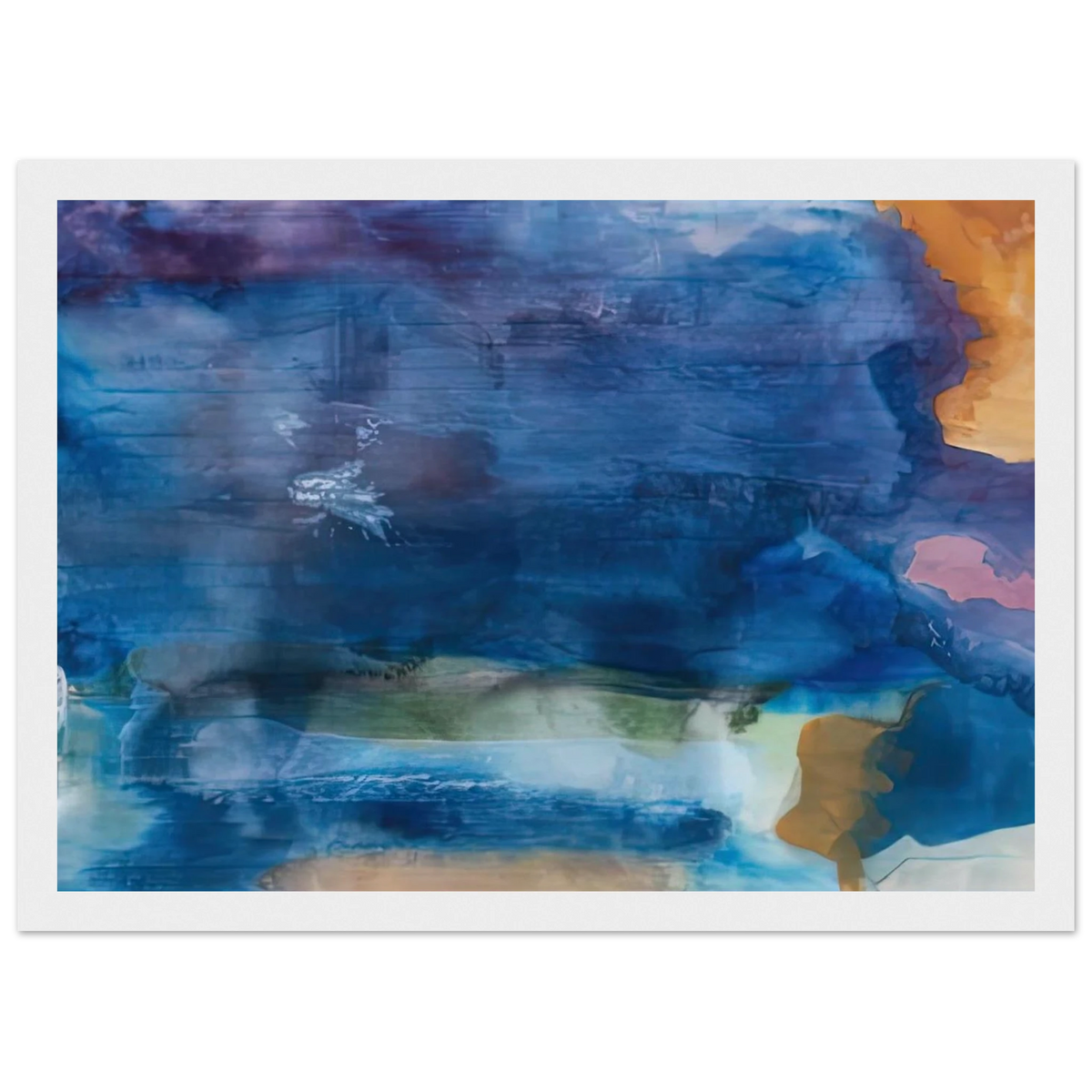 Riverhead, 1963-64- Framed Poster | Helen Frankenthaler Framed Prints Wall Art | Frankenthaler Helen