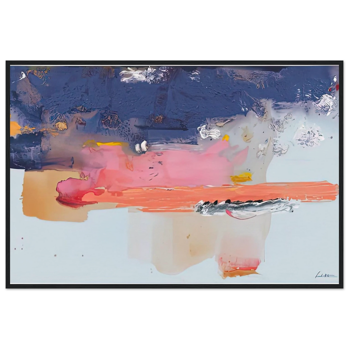 Western Roadmap, 1991- Framed Poster | Helen Frankenthaler Framed Prints Wall Art | Frankenthaler Helen