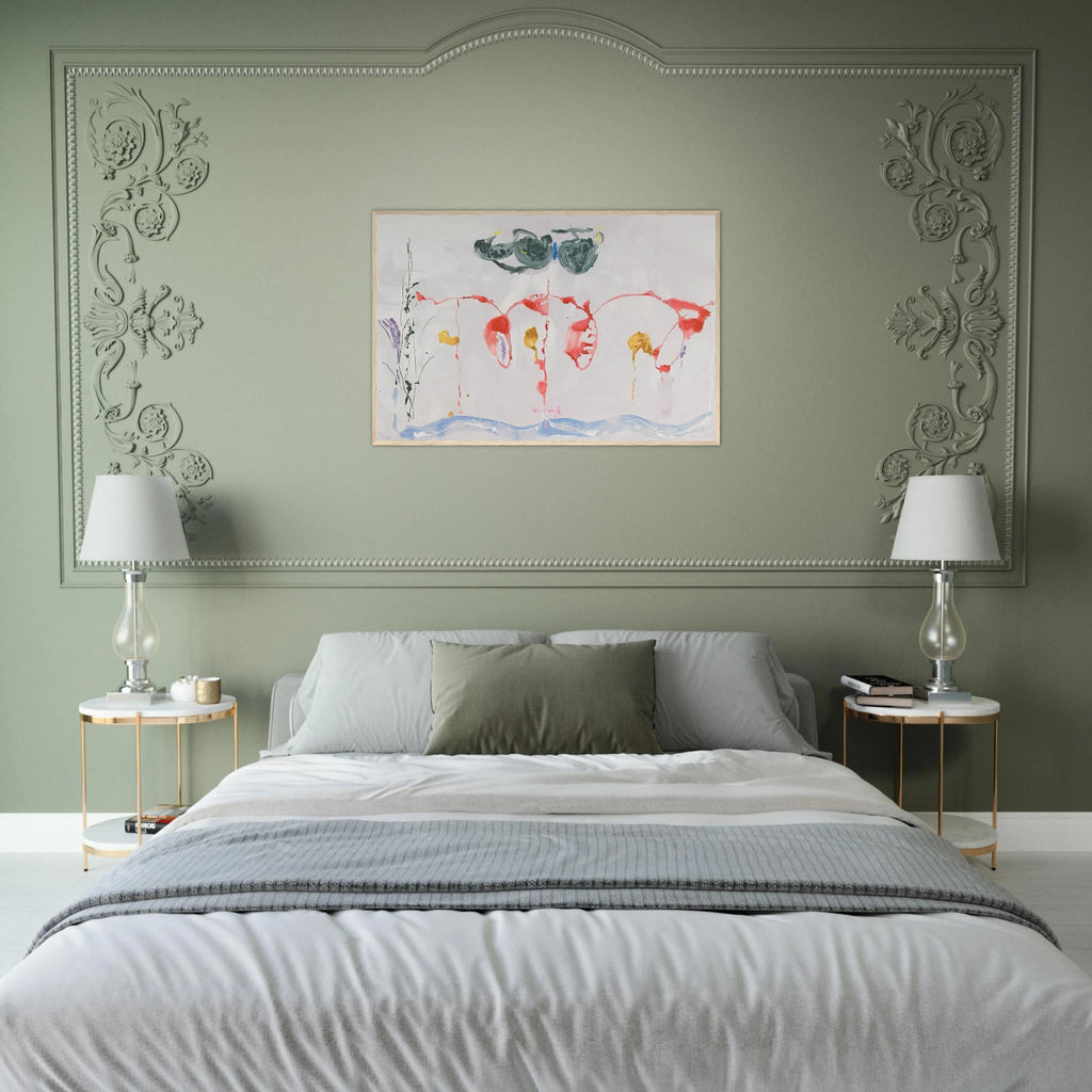 Aerie - 2009 Framed Poster | Helen Frankenthaler Framed Prints Wall Art | Frankenthaler Helen