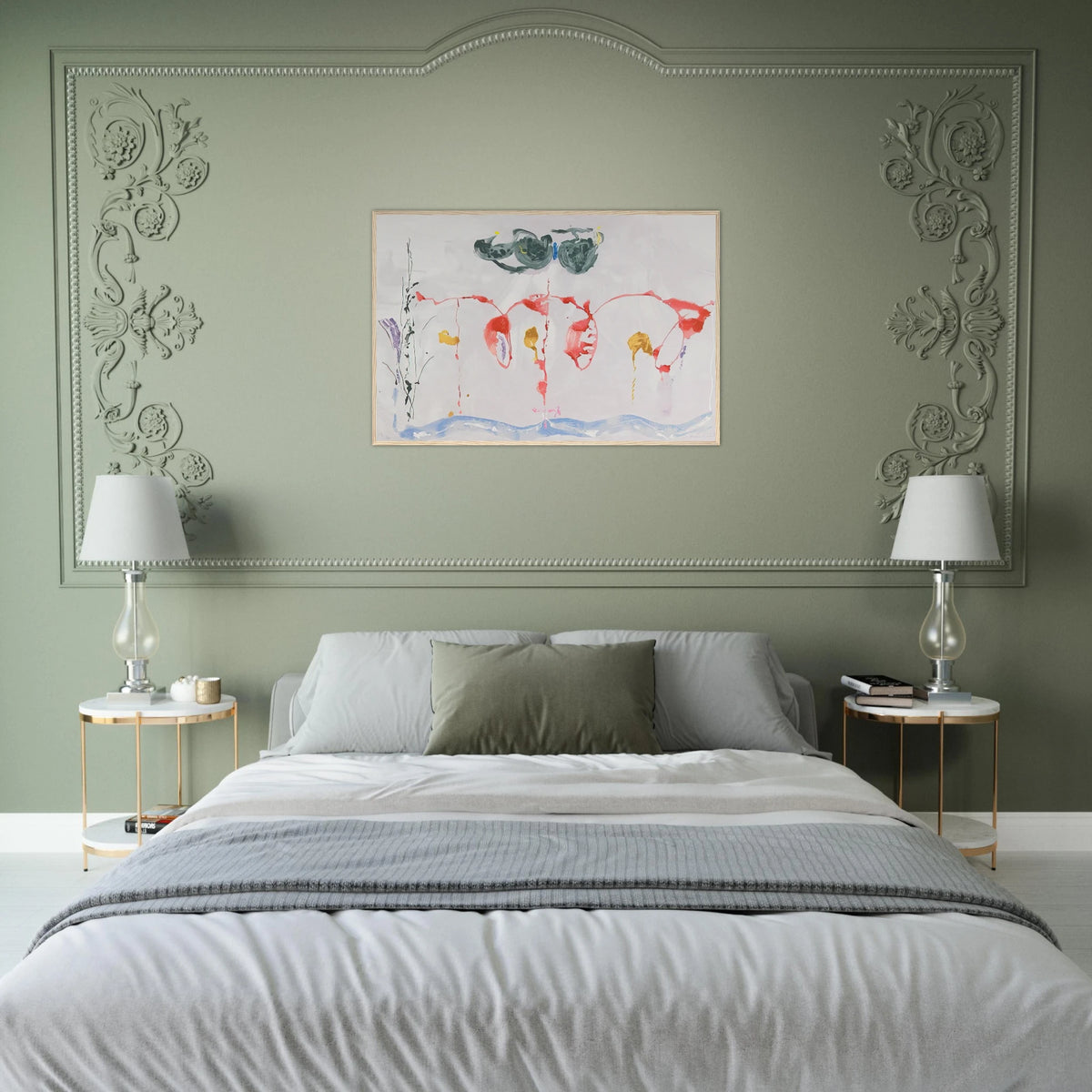 Aerie - 2009 Framed Poster | Helen Frankenthaler Framed Prints Wall Art | Frankenthaler Helen