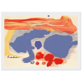 Summerscene, Provincetown - 1961 Framed Poster | Helen Frankenthaler Framed Prints Wall Art | Frankenthaler Helen