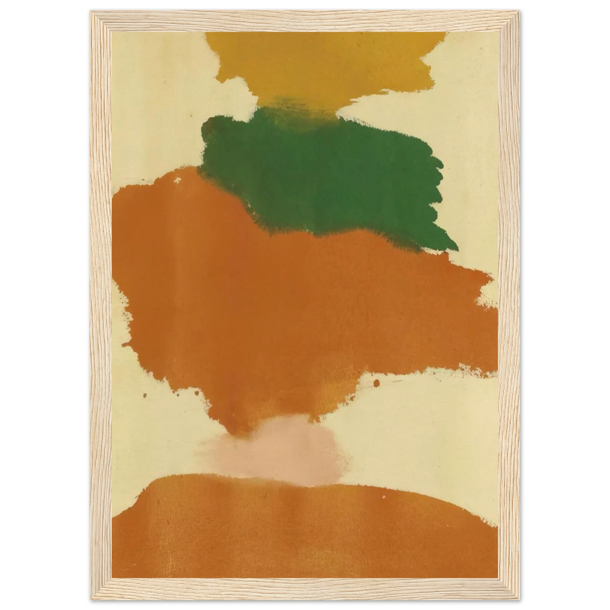Untitled - 1963 Framed Poster | Helen Frankenthaler Framed Prints Wall Art | Frankenthaler Helen