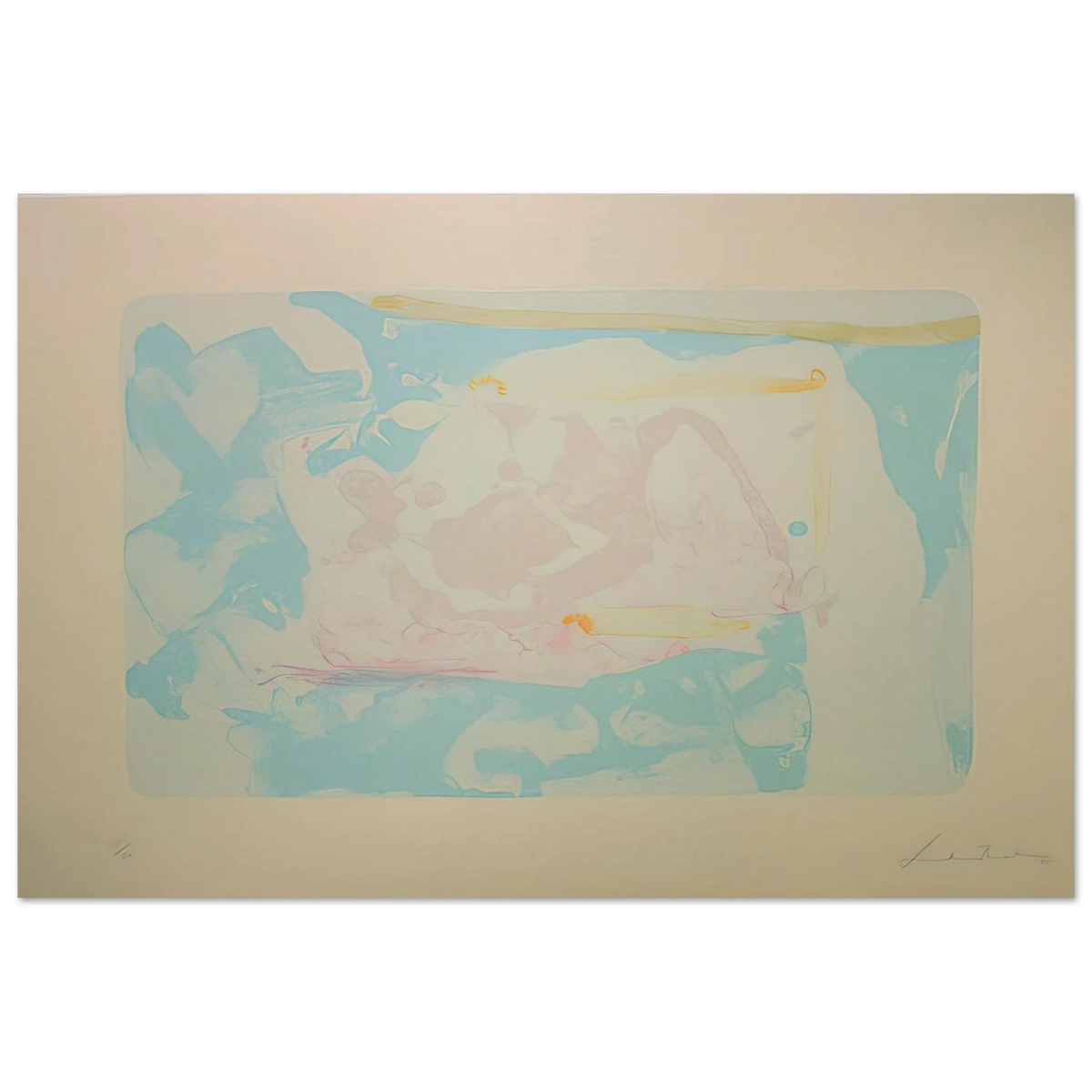 Reflections III - 1995 Poster | Helen Frankenthaler Poster | Frankenthaler Helen