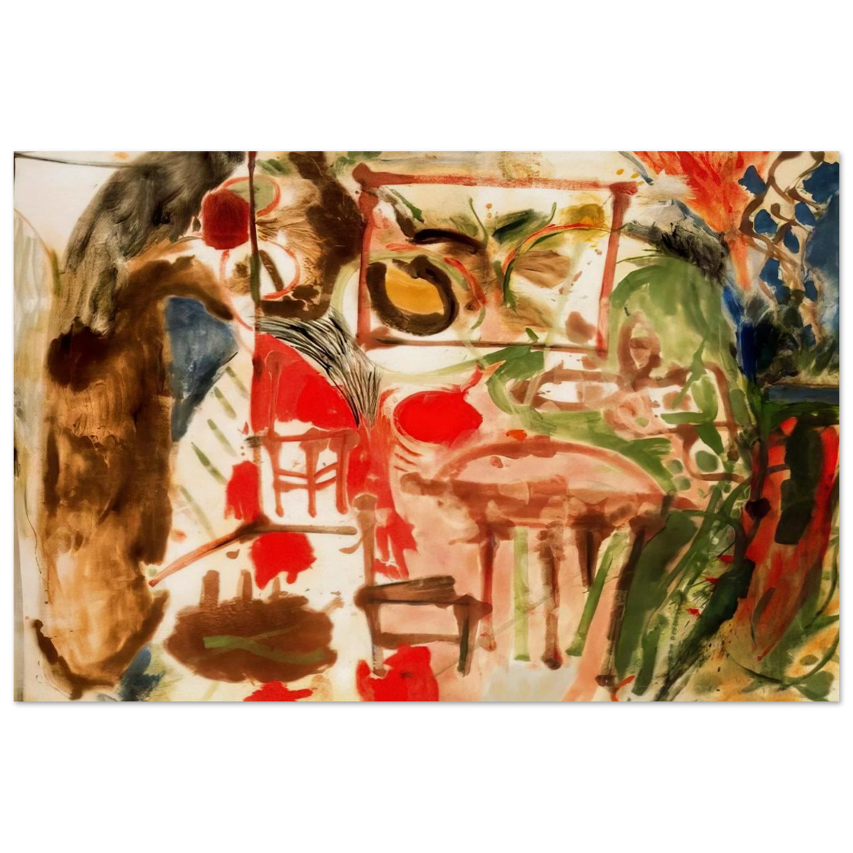 Interior - 1957 Poster | Helen Frankenthaler Poster | Frankenthaler Helen