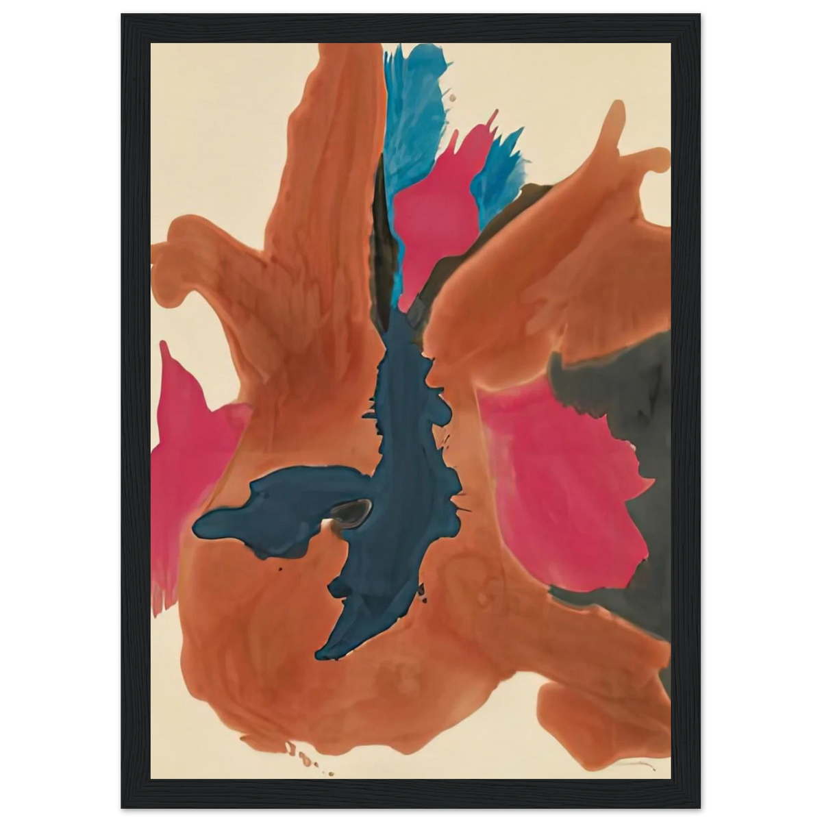 Pink Lady, 1963- Framed Poster | Helen Frankenthaler Framed Prints Wall Art | Frankenthaler Helen