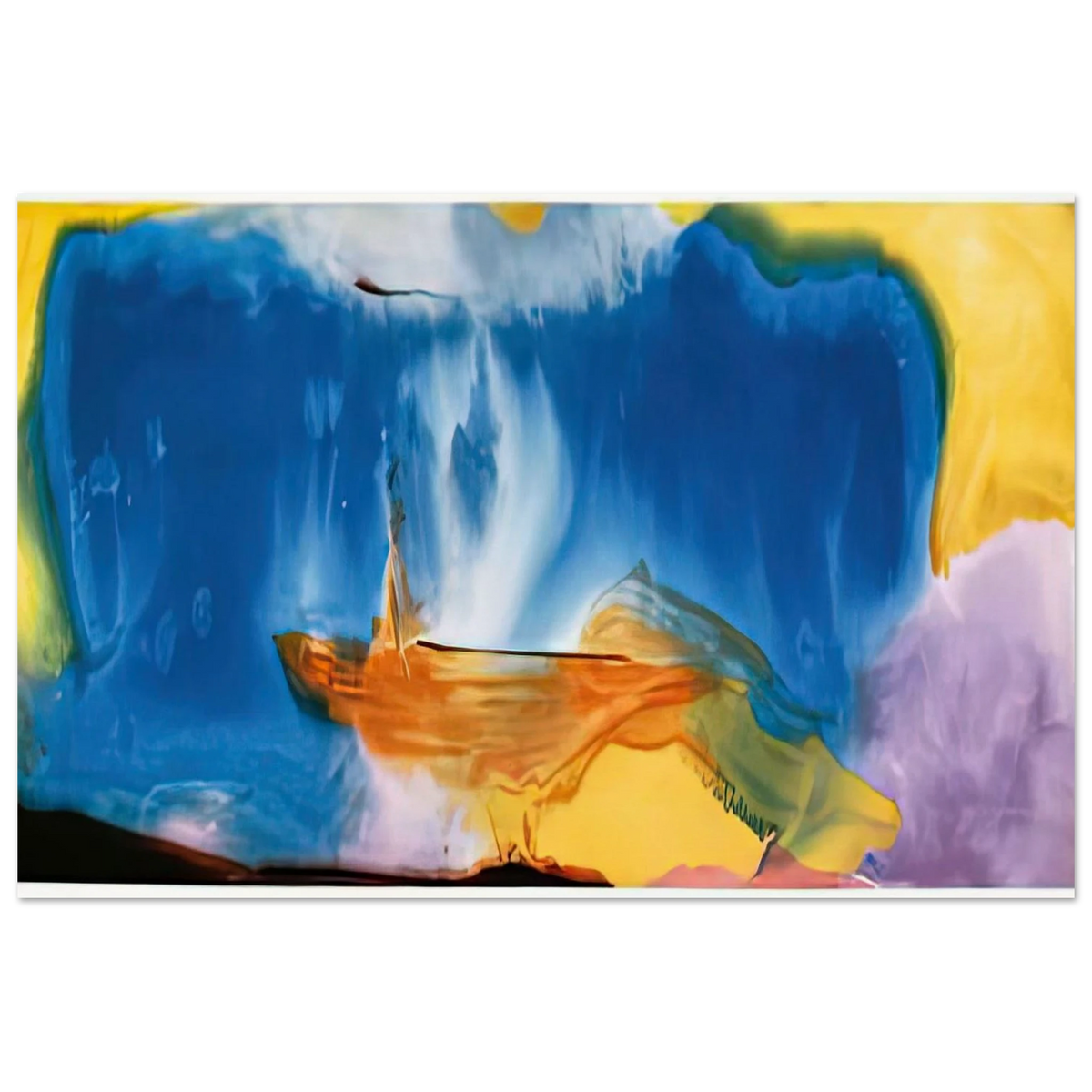 Moveable Blue, 1973- Poster | Helen Frankenthaler Poster | Frankenthaler Helen