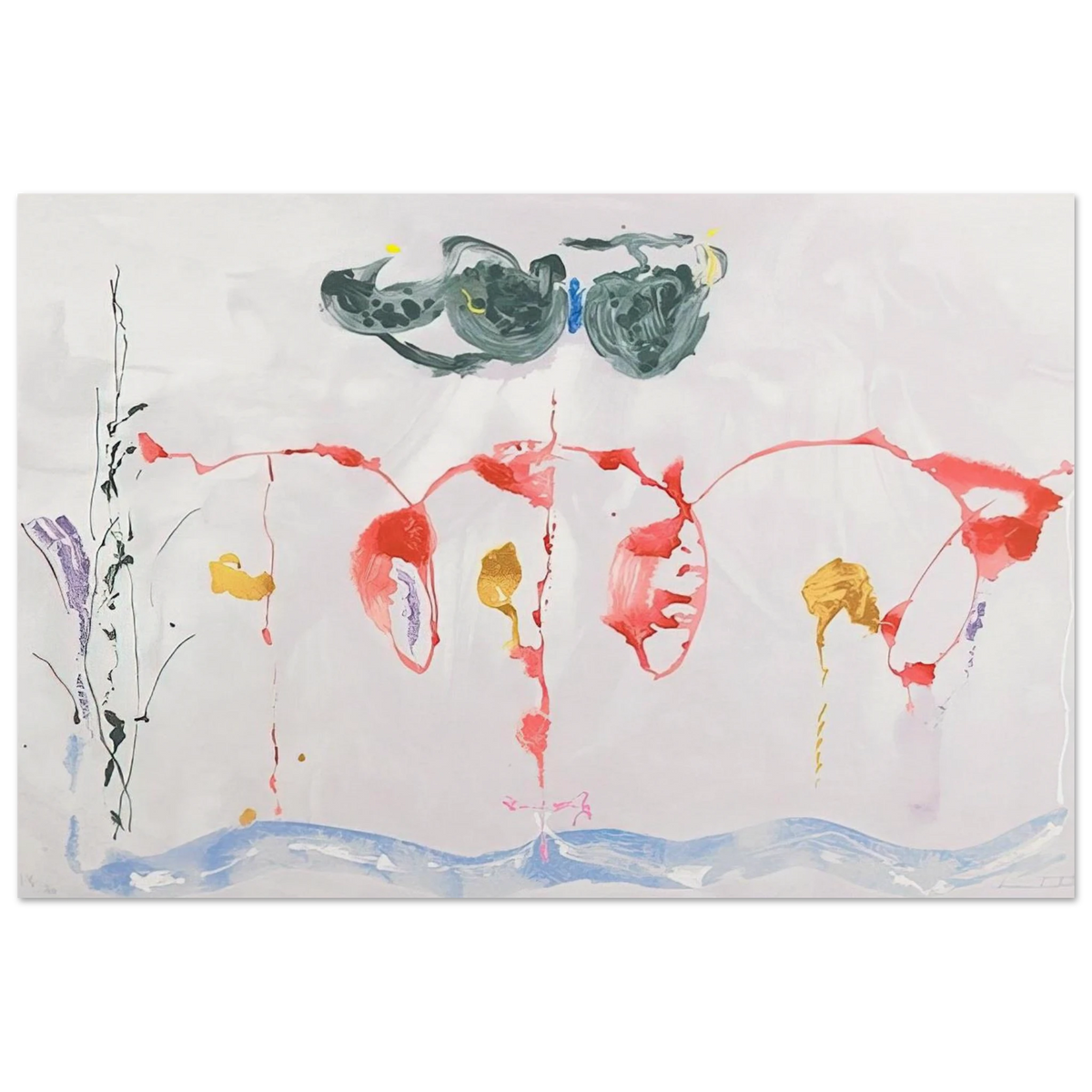 Aerie - 2009 Poster | Helen Frankenthaler Poster | Frankenthaler Helen