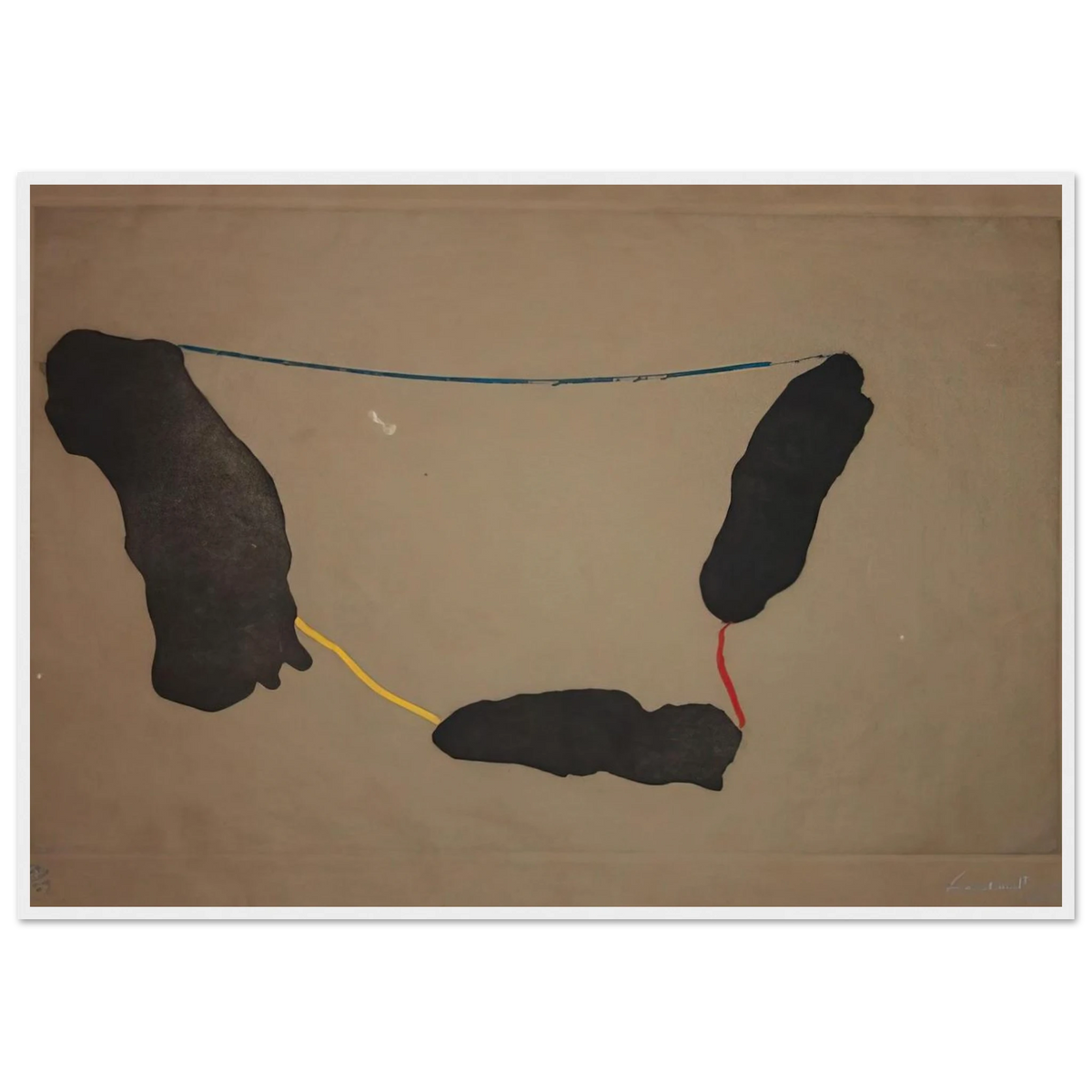 Connected By Joy - 1973 Framed Poster | Helen Frankenthaler Framed Prints Wall Art | Frankenthaler Helen