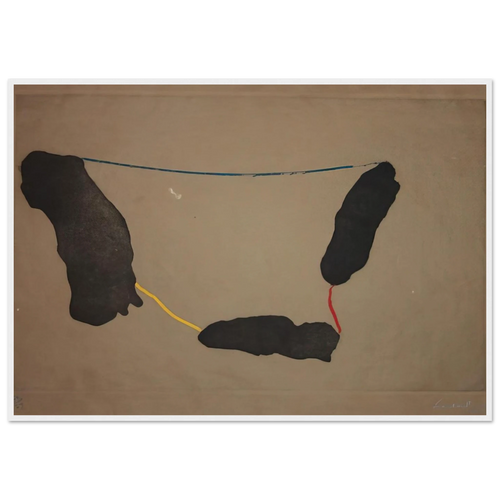 Connected By Joy - 1973 Framed Poster | Helen Frankenthaler Framed Prints Wall Art | Frankenthaler Helen