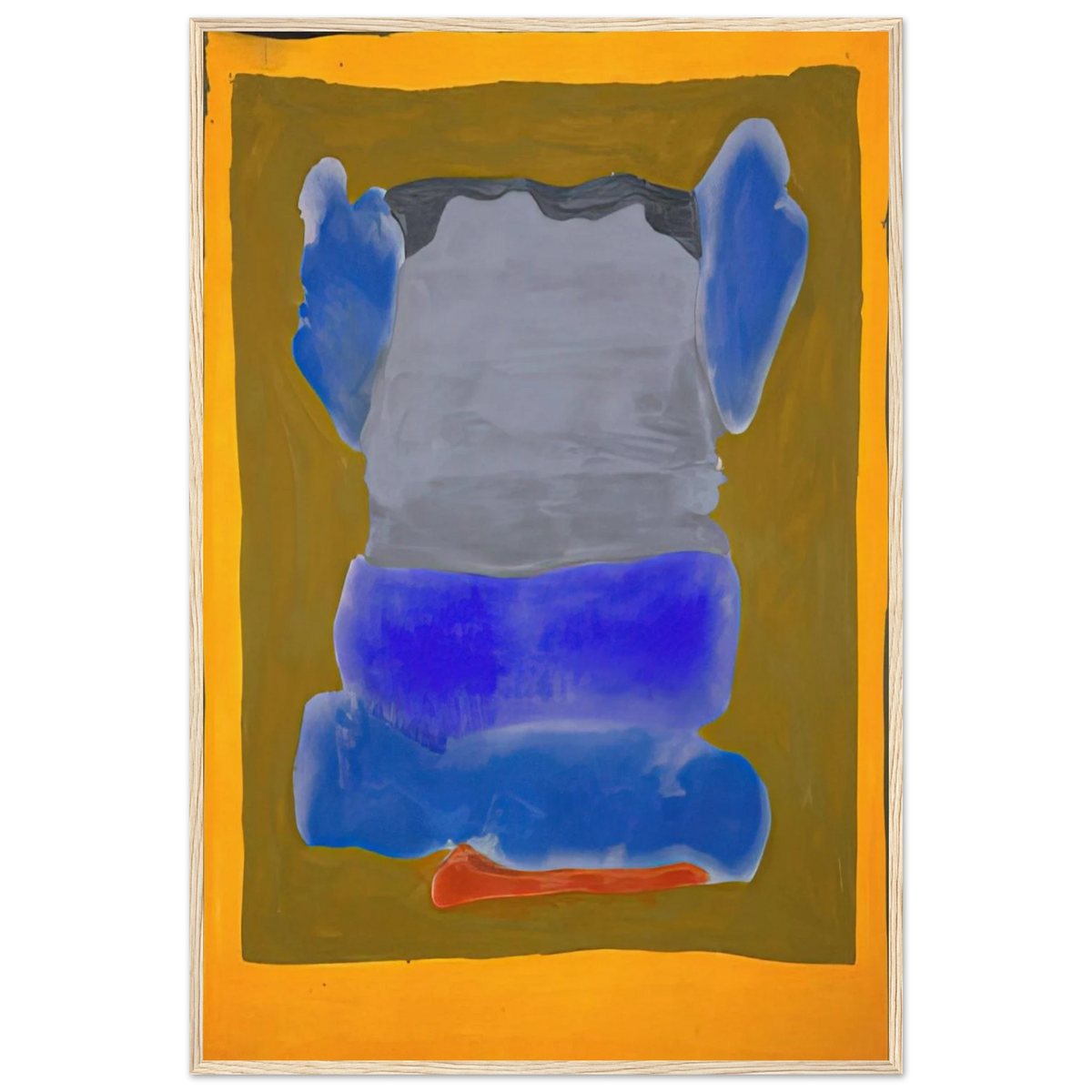Buddha s Court - 1964 Framed Poster | Helen Frankenthaler Framed Prints Wall Art | Frankenthaler Helen