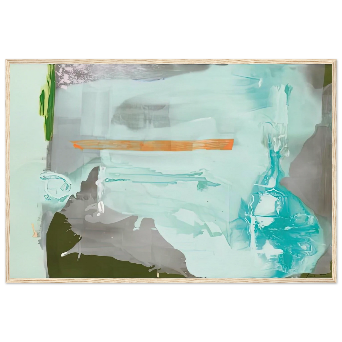 Poseidon, 1990- Framed Poster | Helen Frankenthaler Framed Prints Wall Art | Frankenthaler Helen