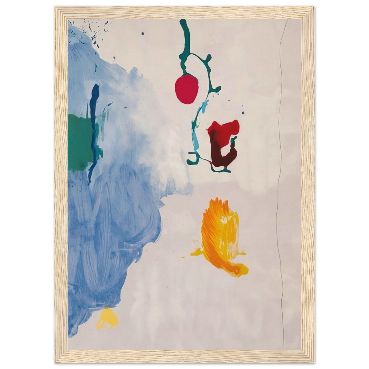 Eve - 1995 Framed Poster | Helen Frankenthaler Framed Prints Wall Art | Frankenthaler Helen