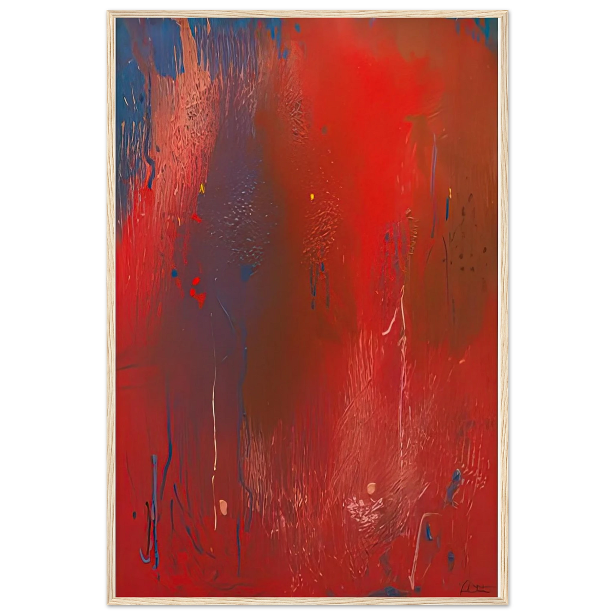 Warrior, 1991- Framed Poster | Helen Frankenthaler Framed Prints Wall Art | Frankenthaler Helen
