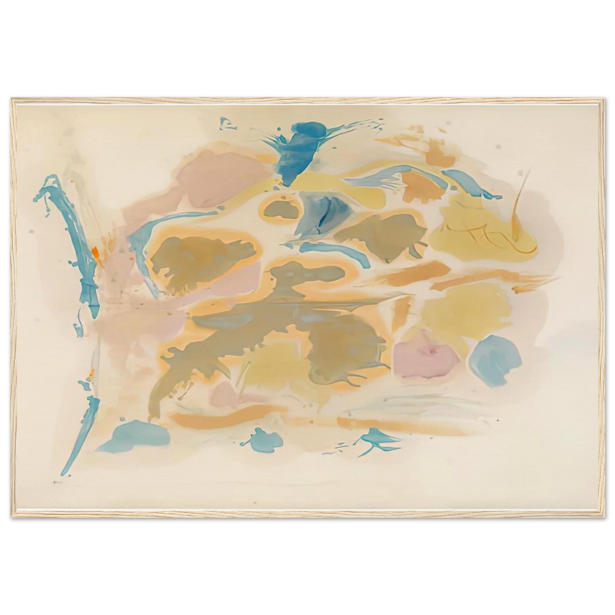 Shatter, 1953- Framed Poster | Helen Frankenthaler Framed Prints Wall Art | Frankenthaler Helen