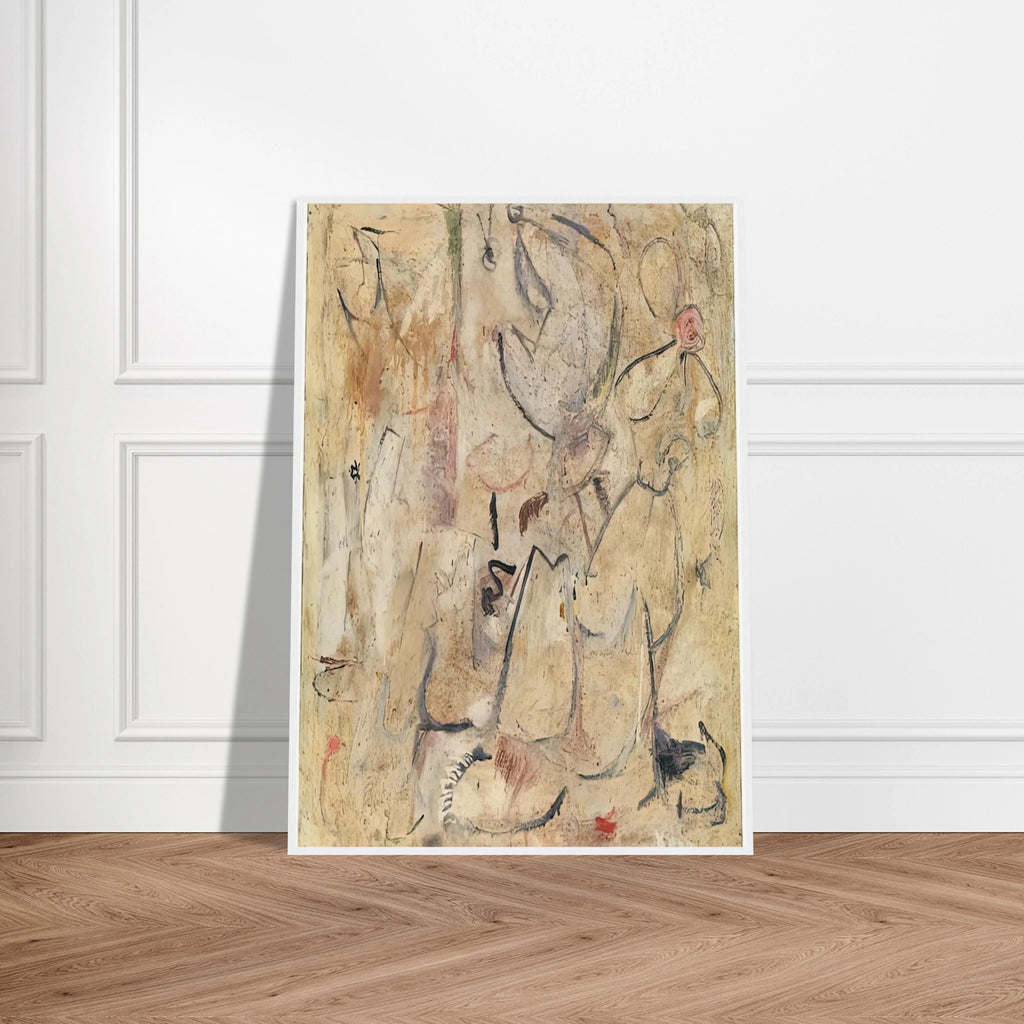 Beach, 1950- Framed Poster | Helen Frankenthaler Framed Prints Wall Art | Frankenthaler Helen
