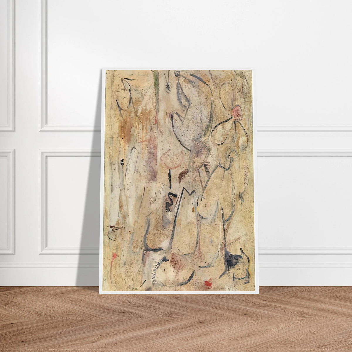 Beach, 1950- Framed Poster | Helen Frankenthaler Framed Prints Wall Art | Frankenthaler Helen