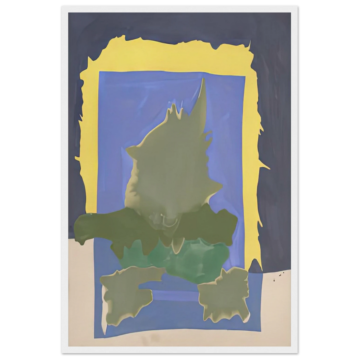 Interior Landscape, 1964- Framed Poster | Helen Frankenthaler Framed Prints Wall Art | Frankenthaler Helen