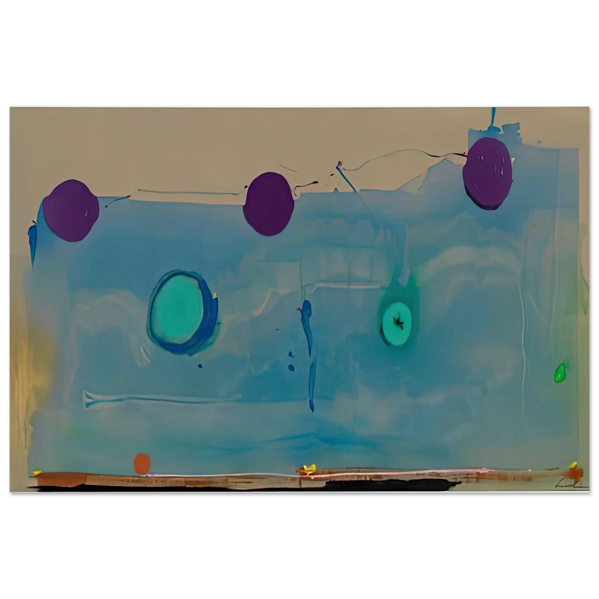 Water Shadows, 1988- Poster | Helen Frankenthaler Poster | Frankenthaler Helen