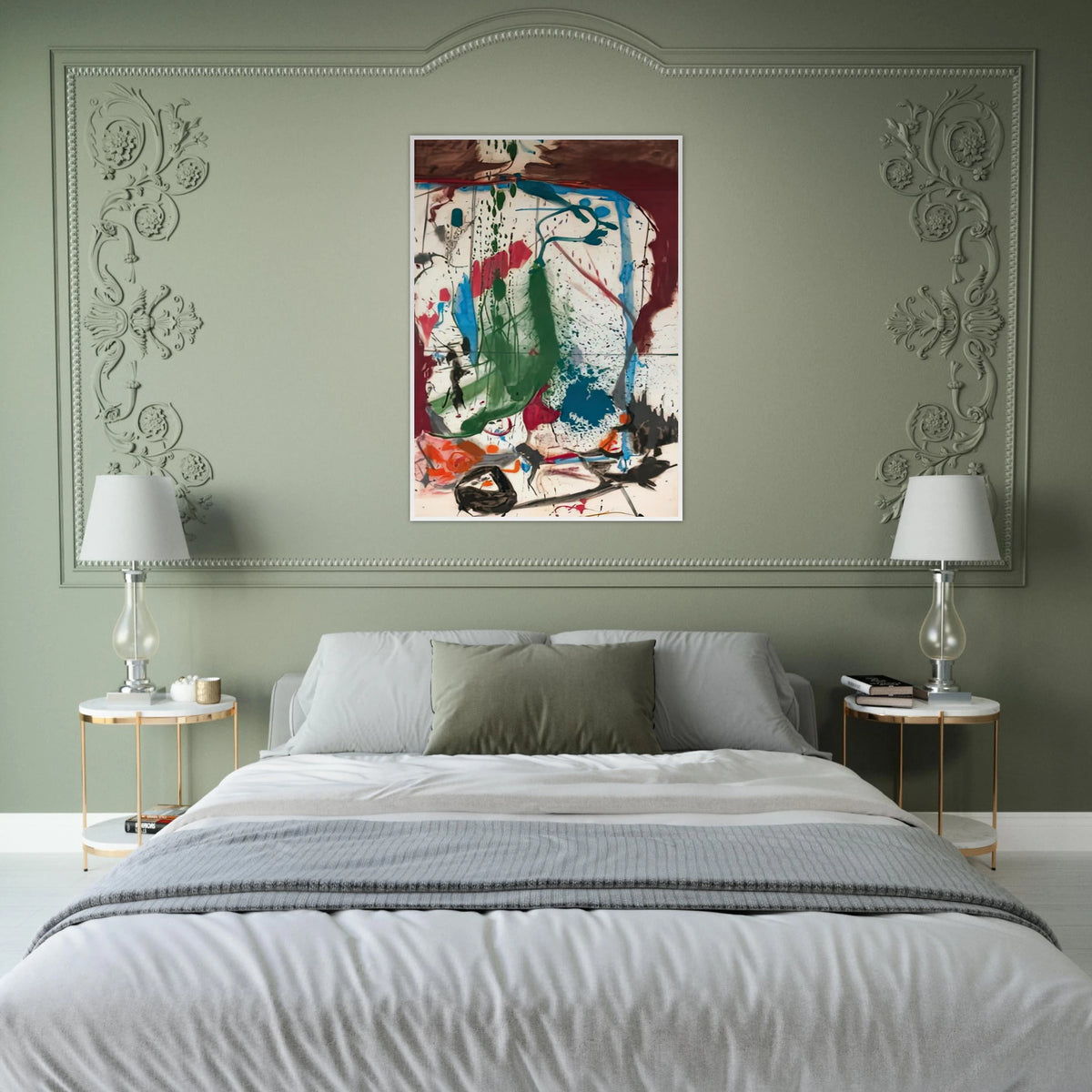 Las Mayas, 1958- Framed Poster | Helen Frankenthaler Framed Prints Wall Art | Frankenthaler Helen