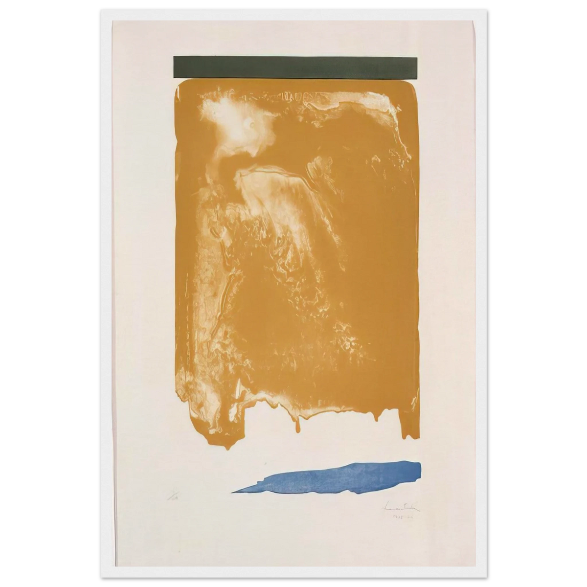 Persian Garden - 1966 Framed Poster | Helen Frankenthaler Framed Prints Wall Art | Frankenthaler Helen