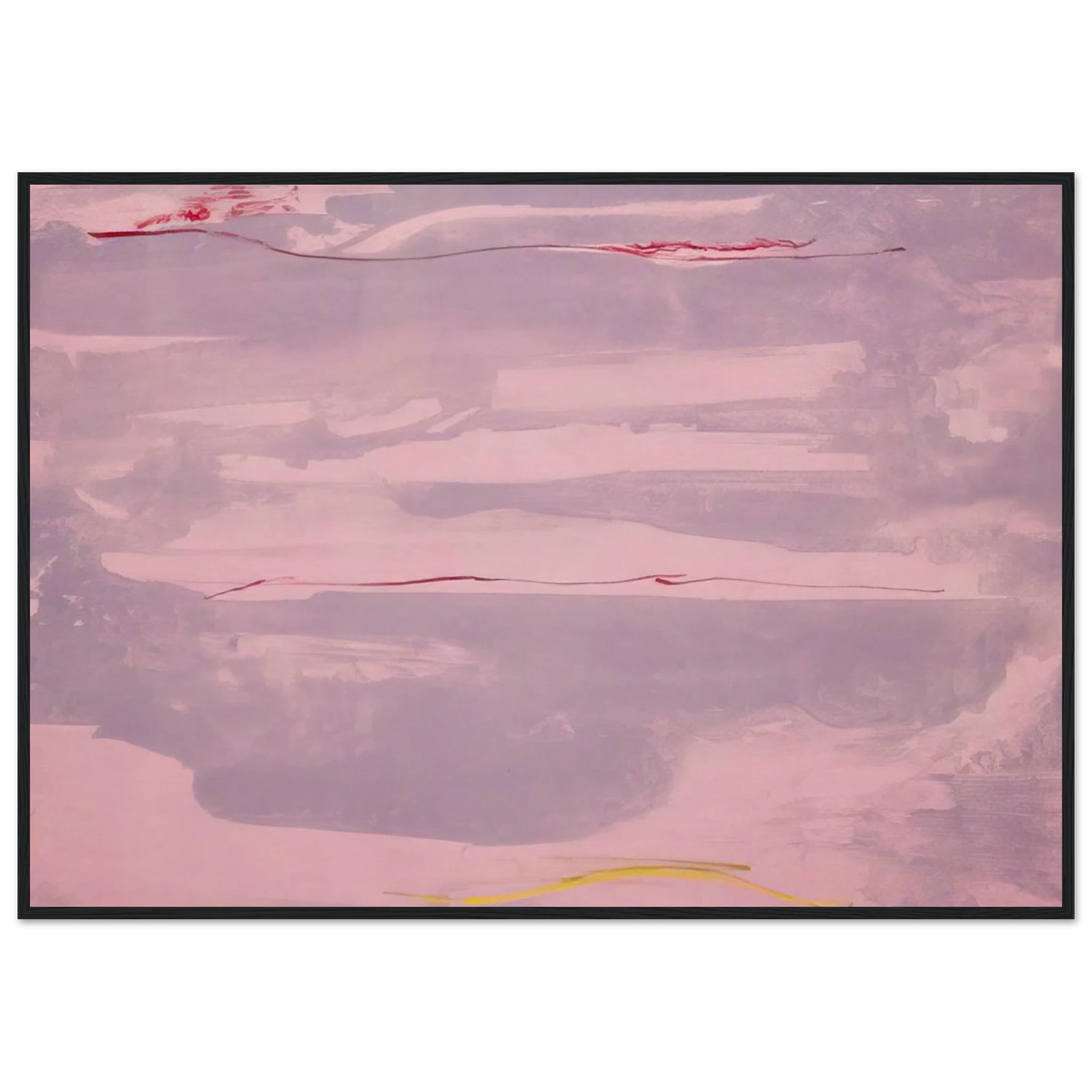Dream Walk - 1977 Framed Poster | Helen Frankenthaler Framed Prints Wall Art | Frankenthaler Helen