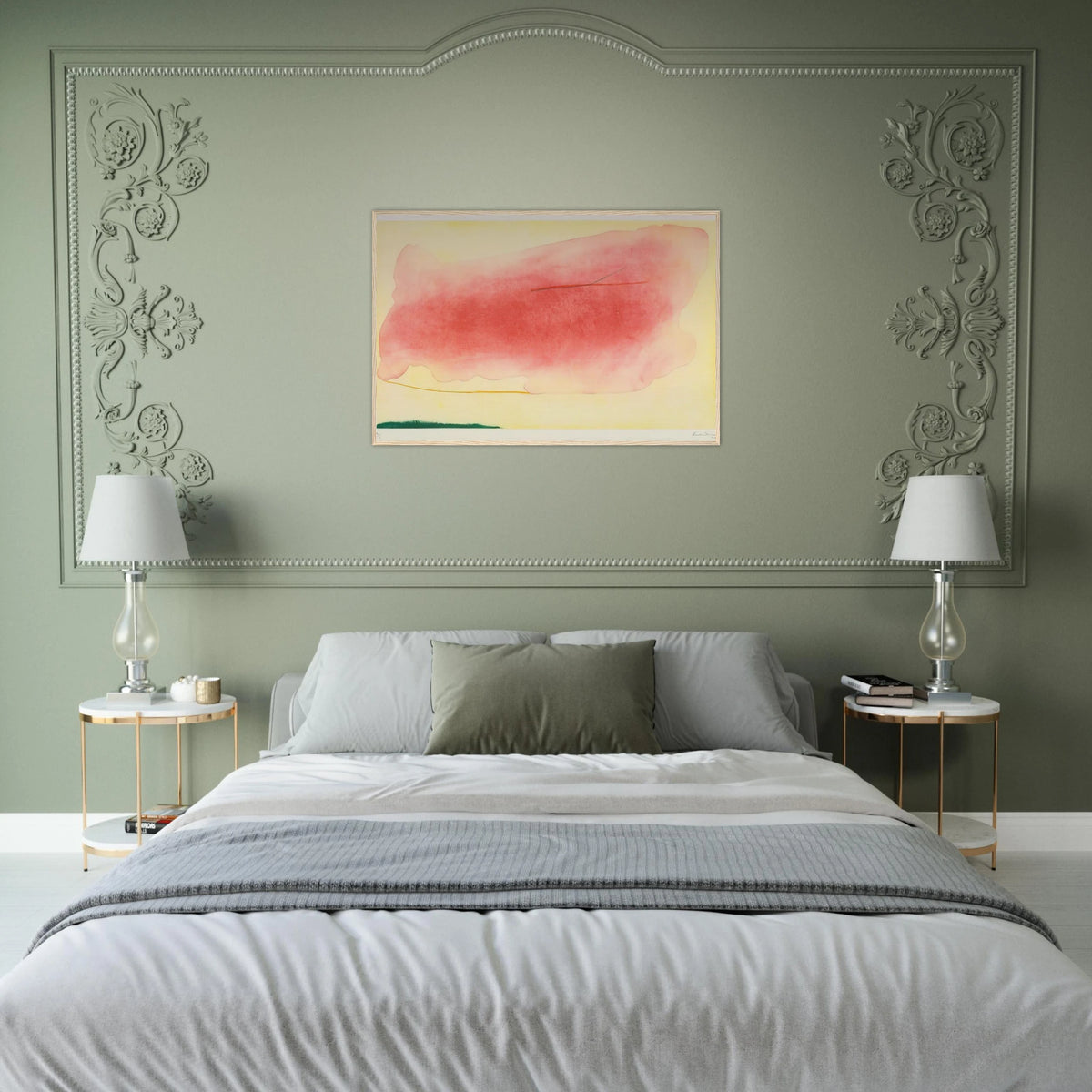 Nepenthe - 1972 Framed Poster | Helen Frankenthaler Framed Prints Wall Art | Frankenthaler Helen