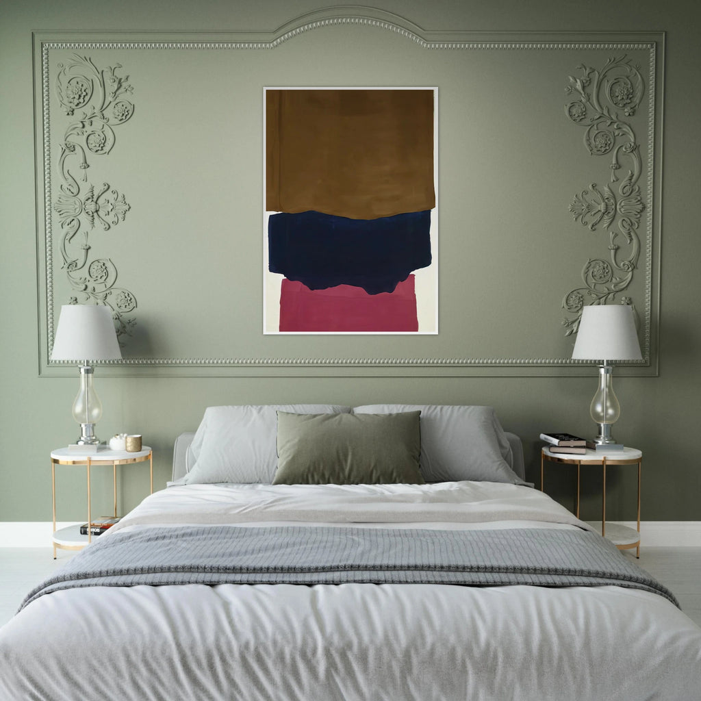 Indian Summer - 1967 Framed Poster | Helen Frankenthaler Framed Prints Wall Art | Frankenthaler Helen