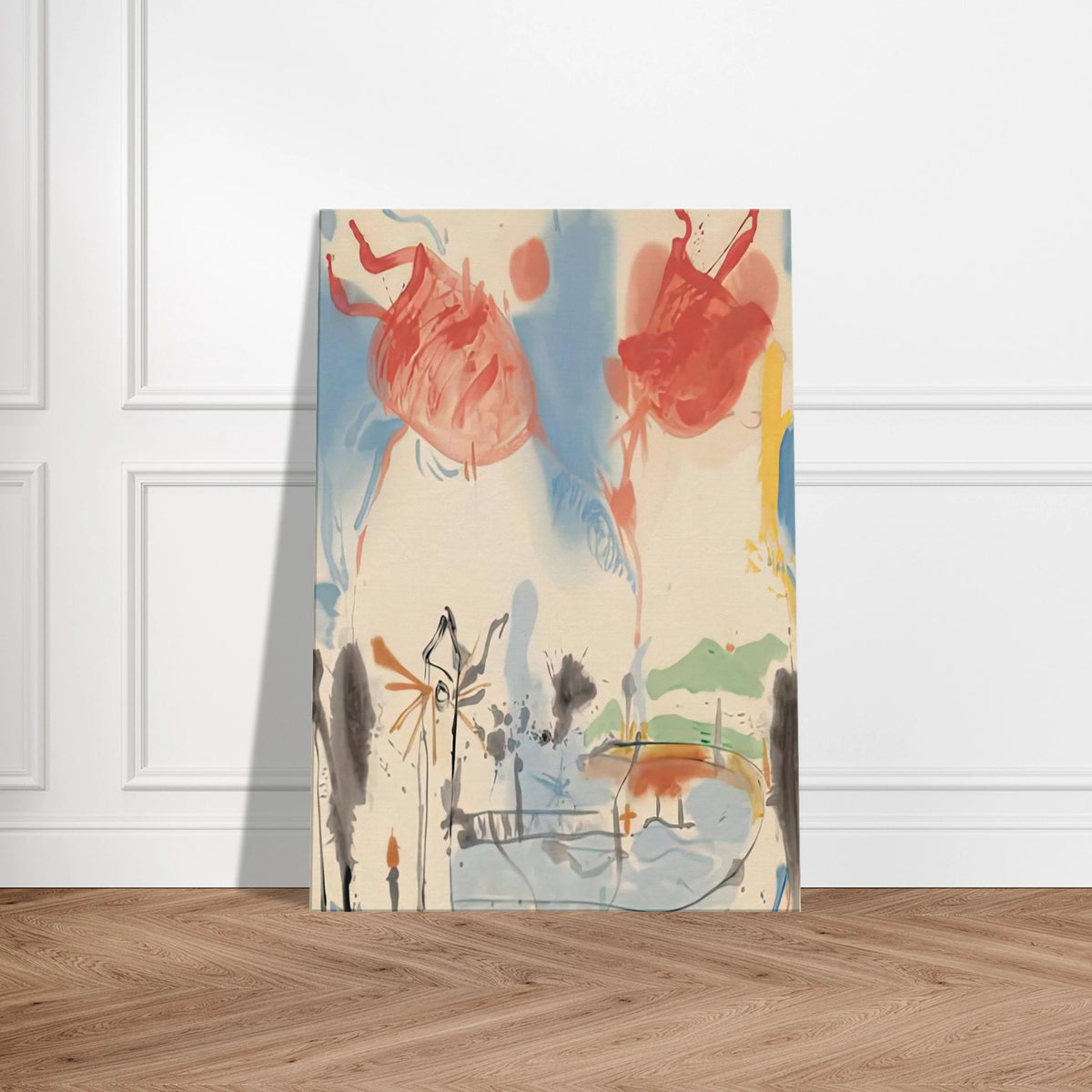 Round Trip, 1957- Canvas | Helen Frankenthaler Canvas | Frankenthaler Helen
