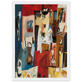 21st Street Studio, 1950- Framed Poster | Helen Frankenthaler Framed Prints Wall Art | Frankenthaler Helen
