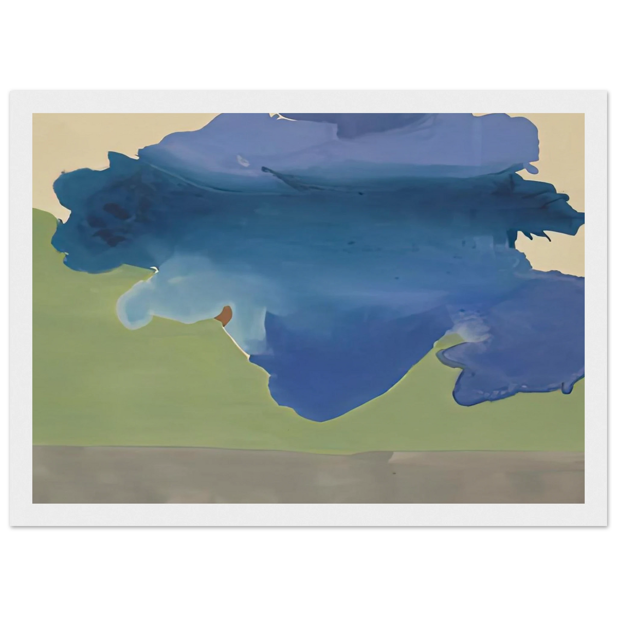 The Bay, 1963- Framed Poster | Helen Frankenthaler Framed Prints Wall Art | Frankenthaler Helen