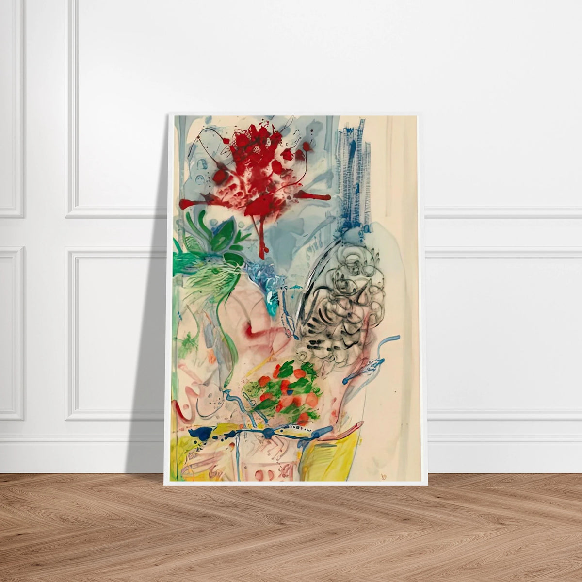 L’Amour Toujours L’Amour, 1957- Framed Poster | Helen Frankenthaler Framed Prints Wall Art | Frankenthaler Helen