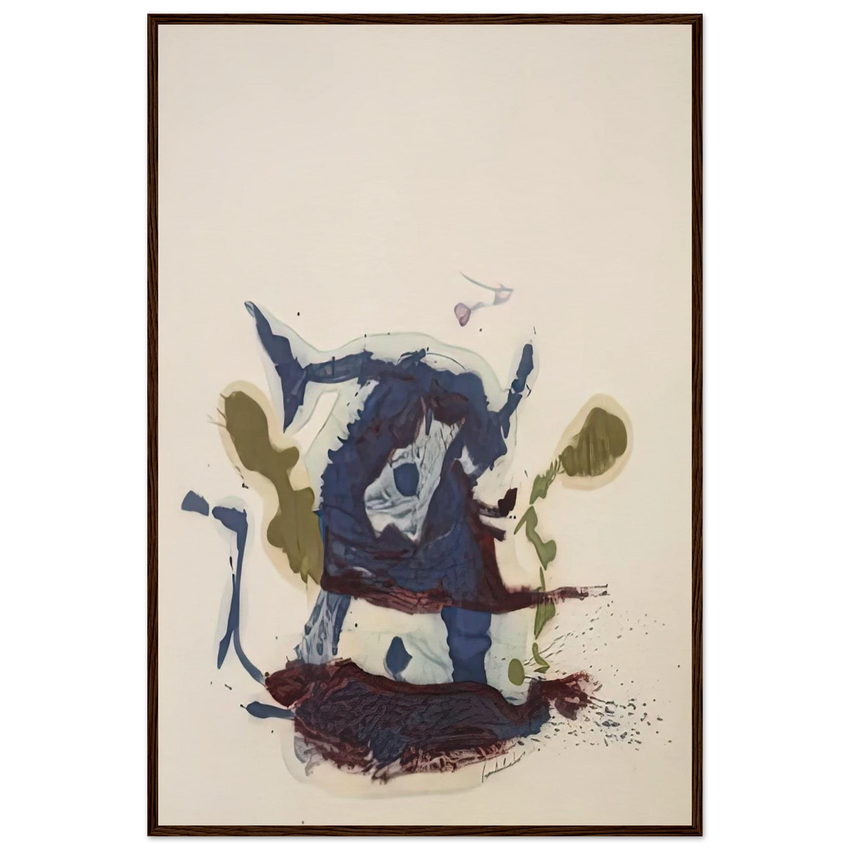 Vessel, 1961- Framed Poster | Helen Frankenthaler Framed Prints Wall Art | Frankenthaler Helen