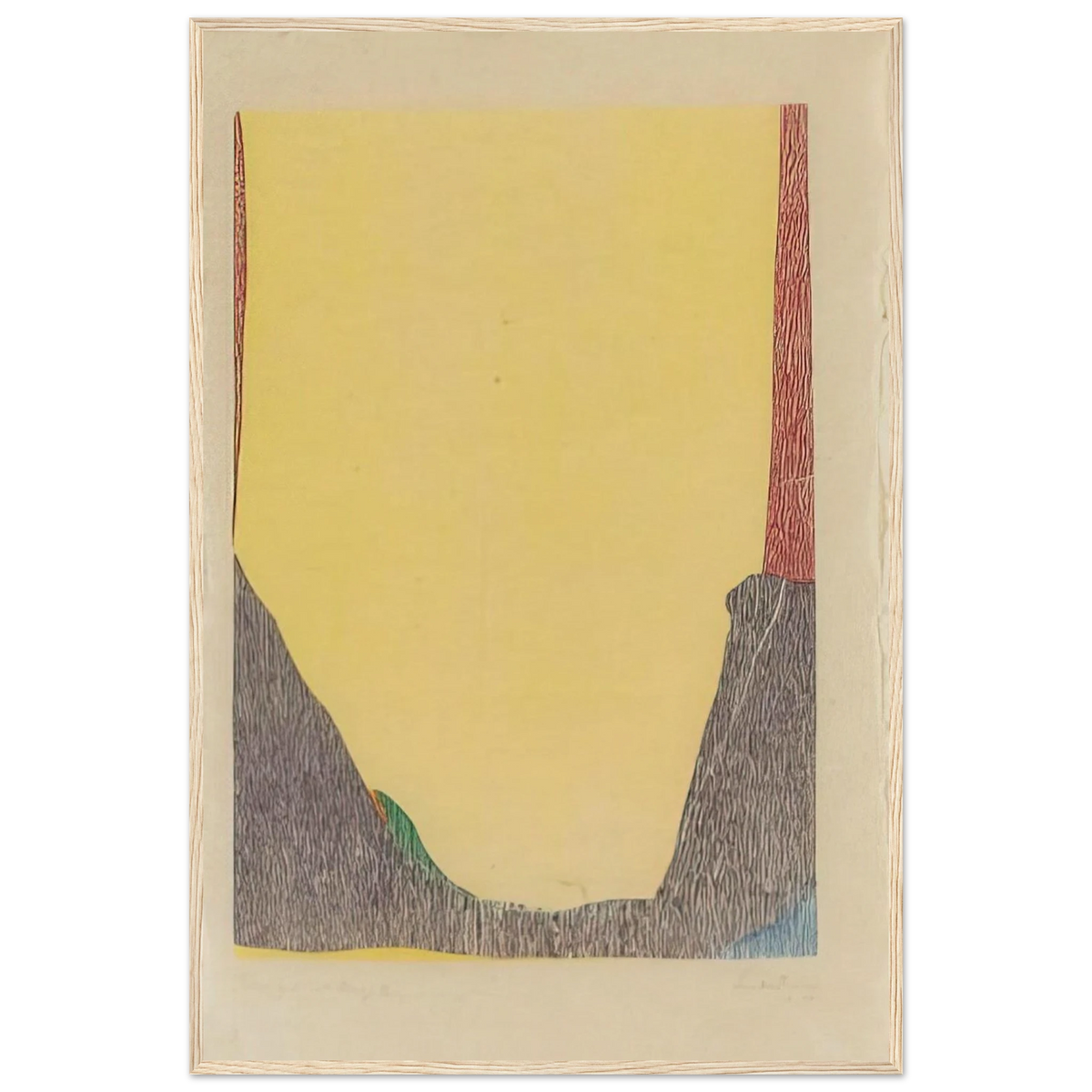 East and Beyond - 1973 Framed Poster | Helen Frankenthaler Framed Prints Wall Art | Frankenthaler Helen